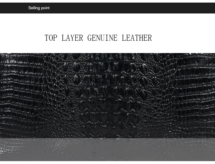 DANJUE мужской Бизнес Сумка Высокое качество кожа Для мужчин Портфели сумки натуральная кожа крокодила Мода ноутбук сумка сумки