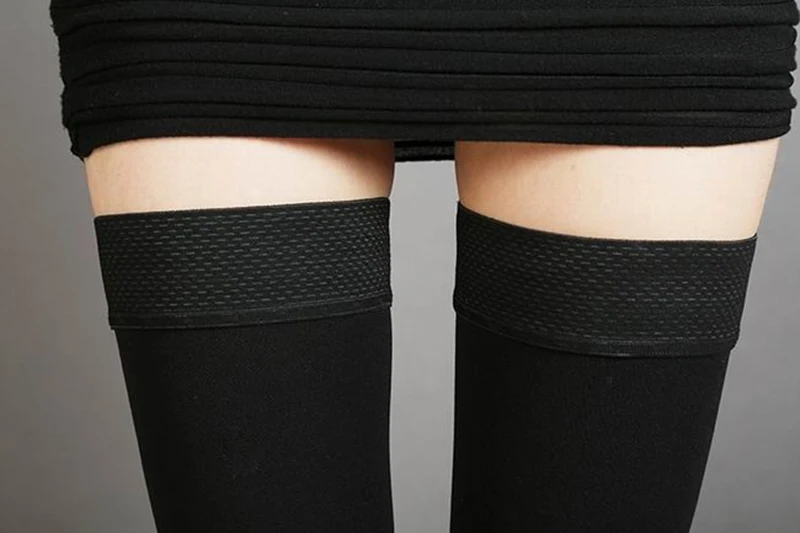

2019 Hot-sale Varicose Veins Thigh High 25-30 mmHg Medical Compression Closed Toe Socks CXZ