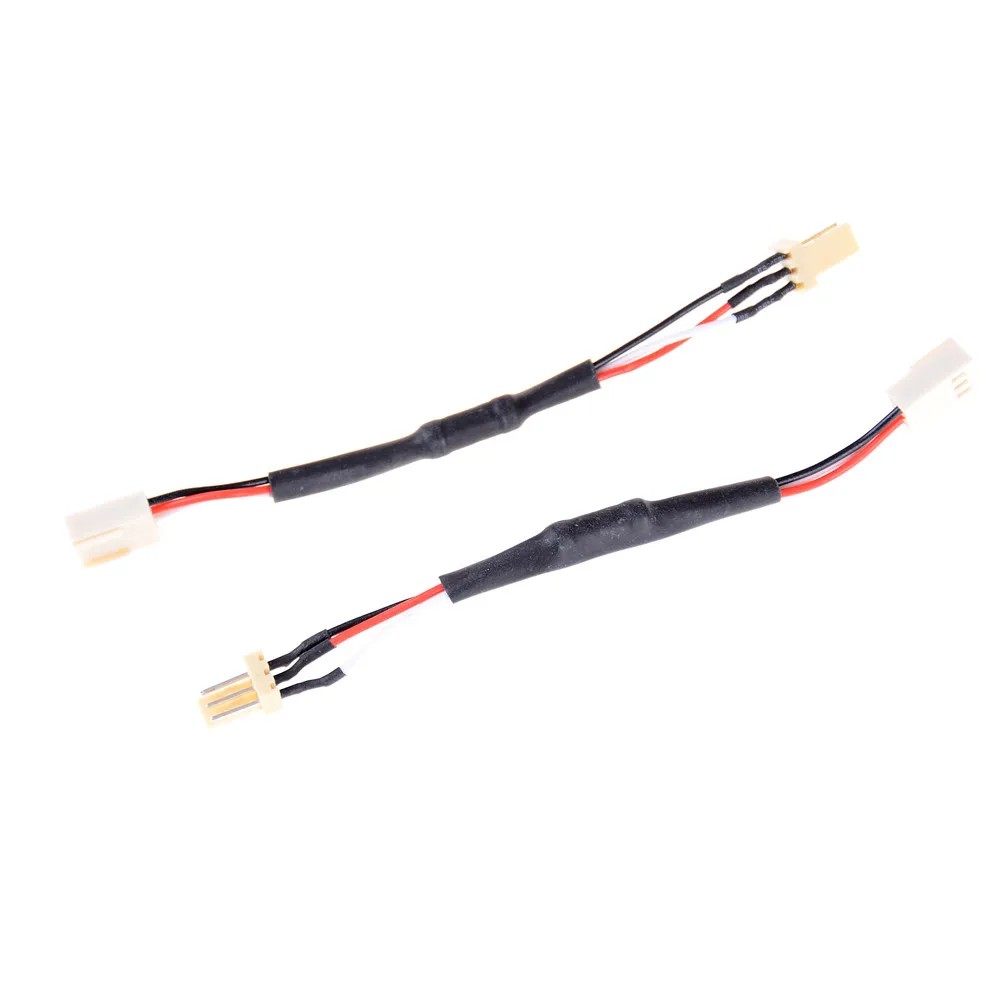 10pcs 12cm 3PIN Reduce PC Fan Speed Noise Extension Resistor Cable Wire