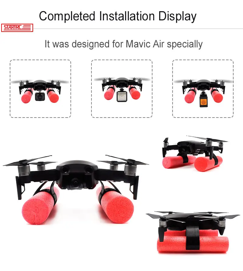 DJI Mavic Air Extended Landing Gear training kit Can't Floating on the water For mavic air Accessories