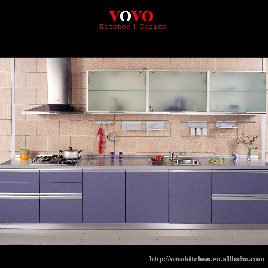 Kitchen Cabinets Upper Glass Cabinet And Lower Purple Cabinet Kitchen Cabinet Purple Kitchen Cabinetscabinet Aliexpress