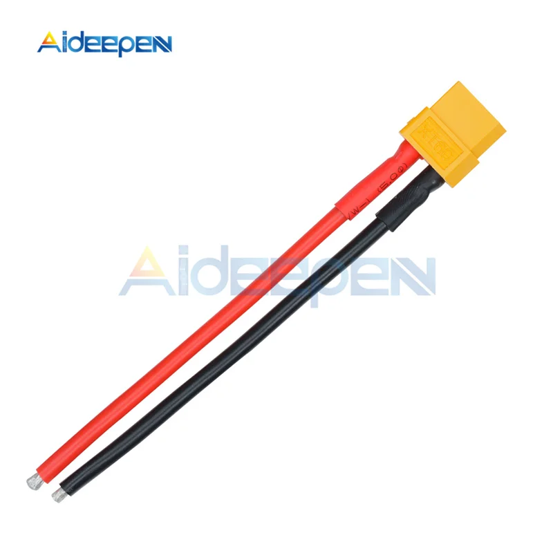 Connecteurs XT60 mâle/femelle pour batterie RC Lipo - Lot de 2