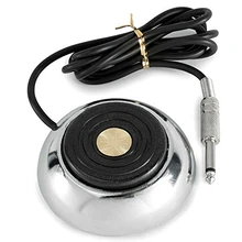 1 шт. ножная педаль из нержавеющей стали ножная педаль черный педаль татуировки для татуировки Электропитание татуировки машины пистолет