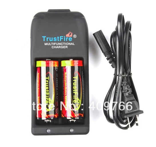 

TrustFire TR-006 Multifunctional Battery Charger+2*TrustFire 26650 5000mAh 3.7v Rechargeable Protected battery,20SET/LOT