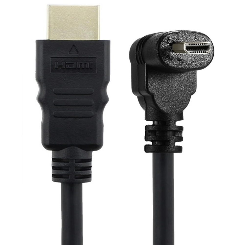 30 см Micro-HDMI под прямым углом папа-HDMI папа(90 градусов)-Поддержка 4k