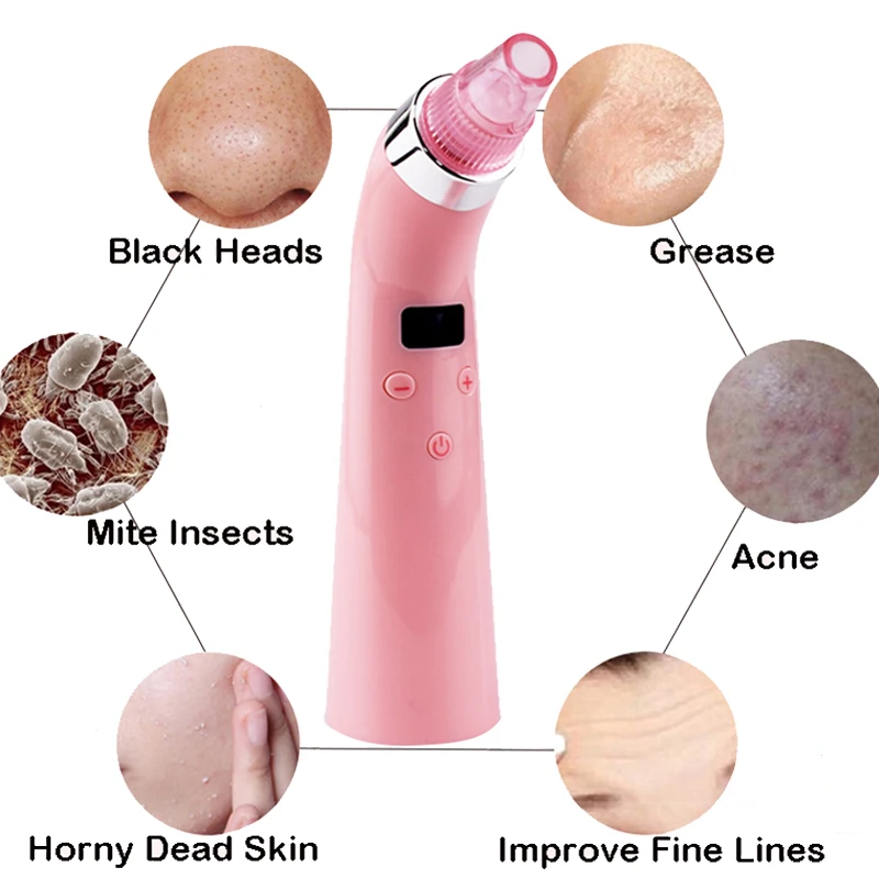 

Vacuum Acne Suction Pore Peeling Dermabrasion Exfoliation Blackhead Acne Comedo Removal Beauty Equipment Facial Skin Cleaner