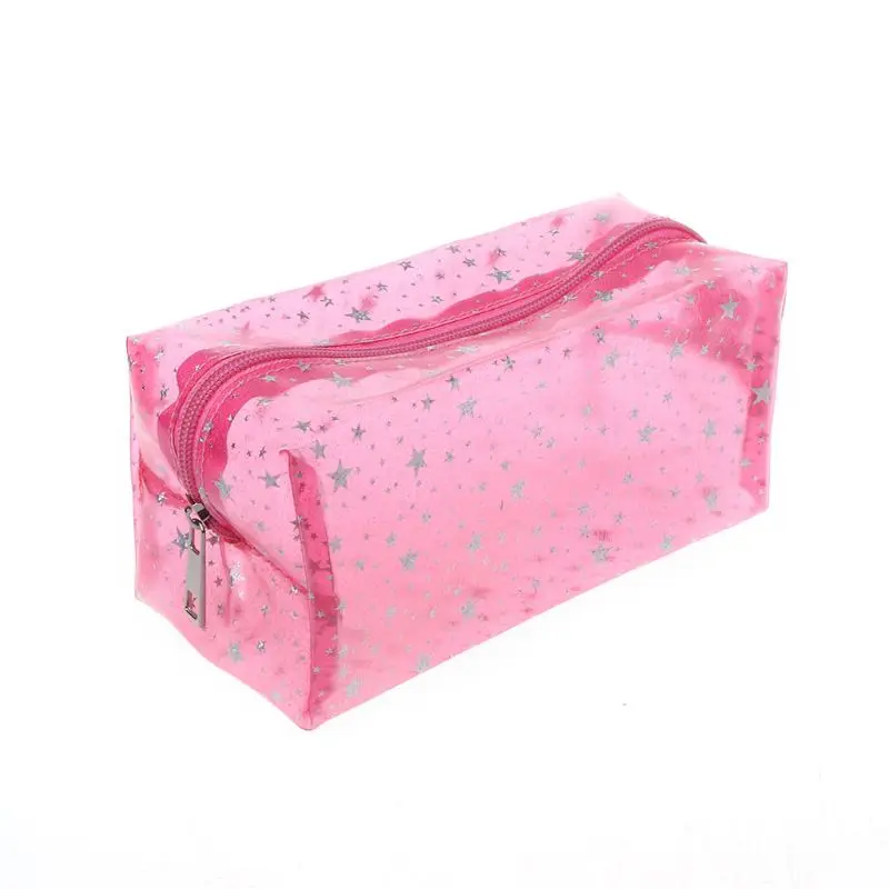Дорожный прозрачный косметический пакет для женщин ПВХ маленькие косметички мешок для мытья ящик-органайзер для хранения туалетных принадлежностей - Цвет: C