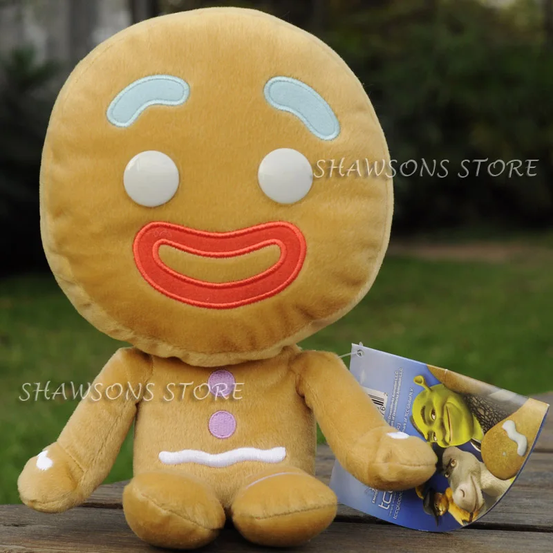Мягкая плюшевая игрушка в виде персонажей из фильма Шрек 9 дюймов GINGY Пряничный