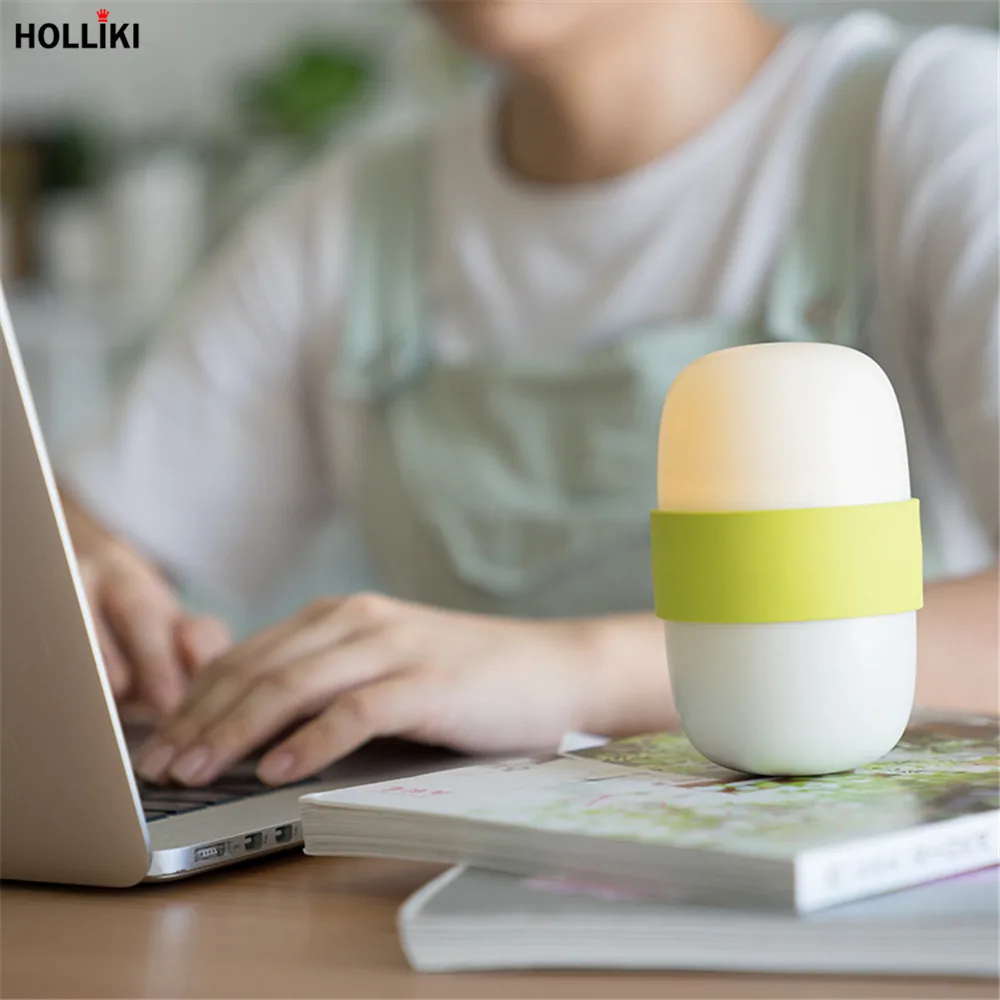 

LED Flip Night Light Modern Vogue Intelligent USB Rechargeable Gravity Sensor 2 Levels Dimmer Atmosphere Night Baby Nursing Lamp