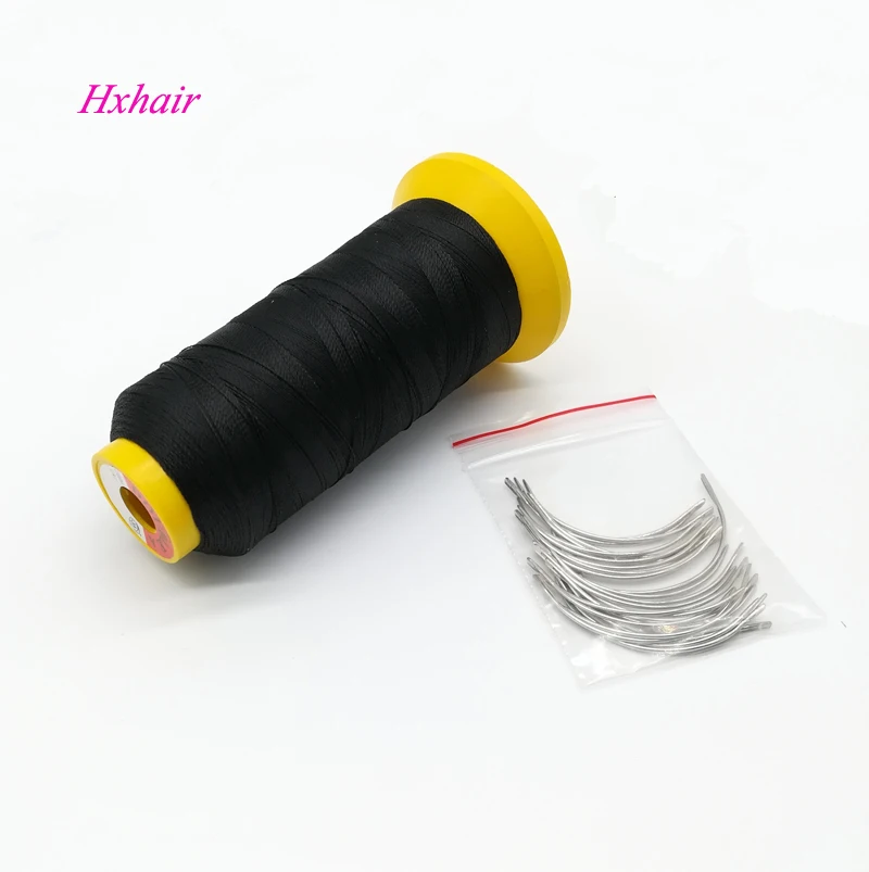 1 Roll Black Thread For Weaving High Strength Hair Weaving Thread