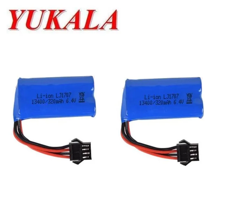 Wltoys 18428 c 18628 18629 1/18 высокая скорость RC грузовик батарея 6 4 v 320mah литий ионный