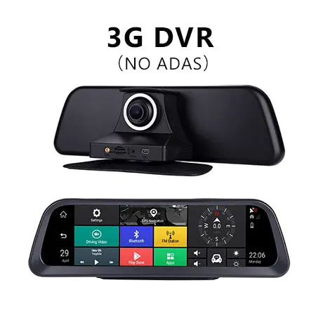 Anstar 10 ''большой экран приборной панели автомобиля dvr 4G Android авто камера HD 1080P Dash Cam ADAS gps Wifi удаленный монитор регистратор DVRs - Название цвета: 3G DVR