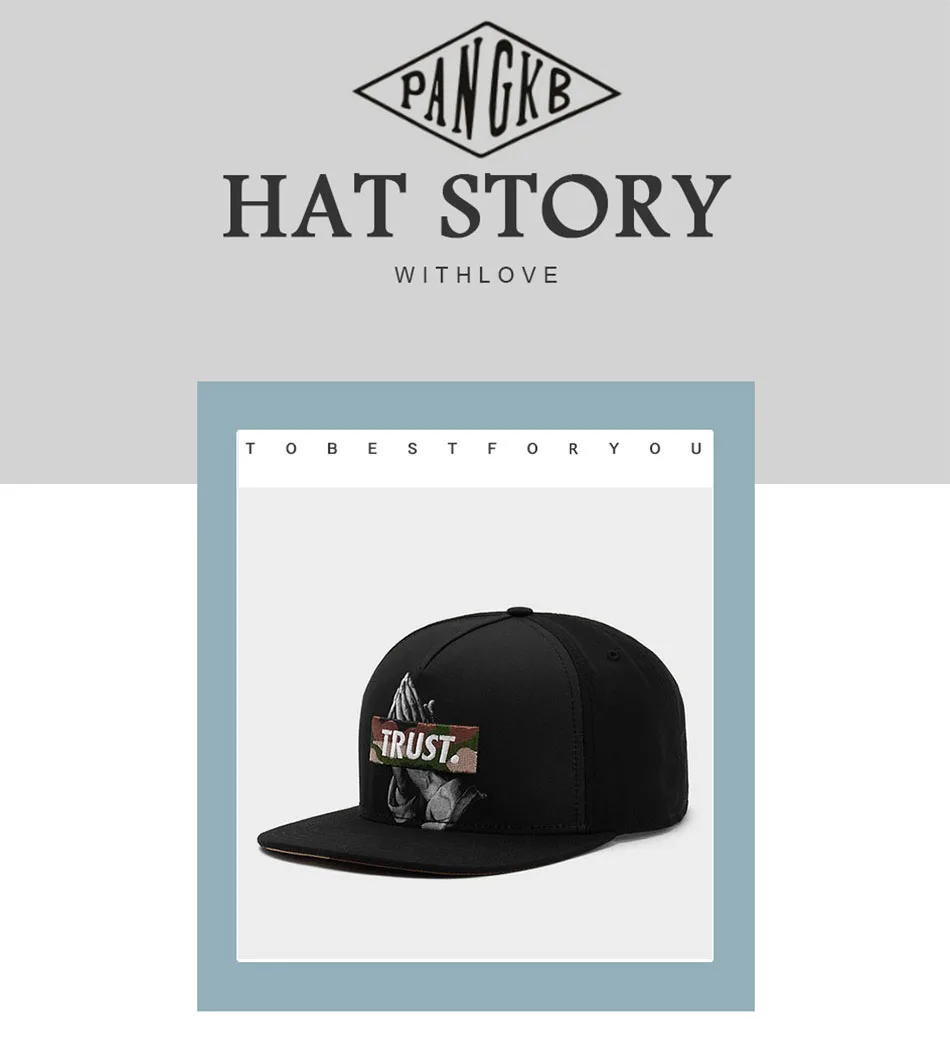 Бренд PANGKB TRUST Кепка черная модная хип-хоп бейсболка кепка для мужчин и женщин для взрослых головные уборы Уличная Повседневная Кепка-бейсболка от солнца
