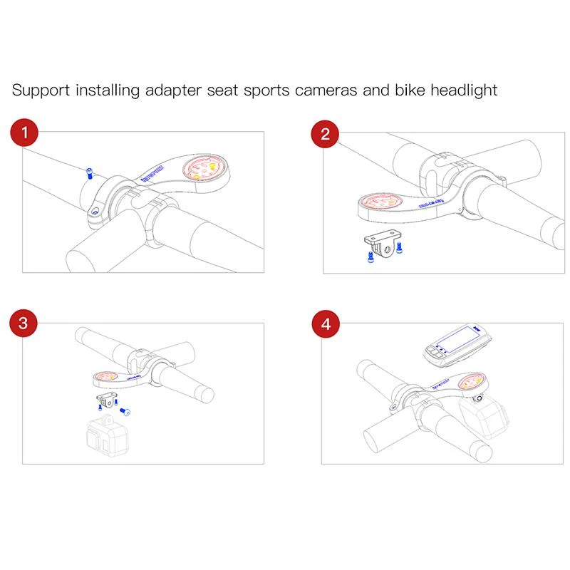 I gps порт S80 велосипедный компьютер держатель фонарик камера Gopro держатель кронштейн секундомер gps держатель для Garmin Edge I gps порт