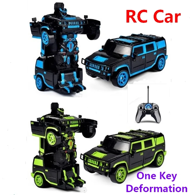 

2 In1 RC Car Off-road Car Transformation Robots Models Remote Control Deformation Car RC 1:18 Racing Toy Children Birthday Gift