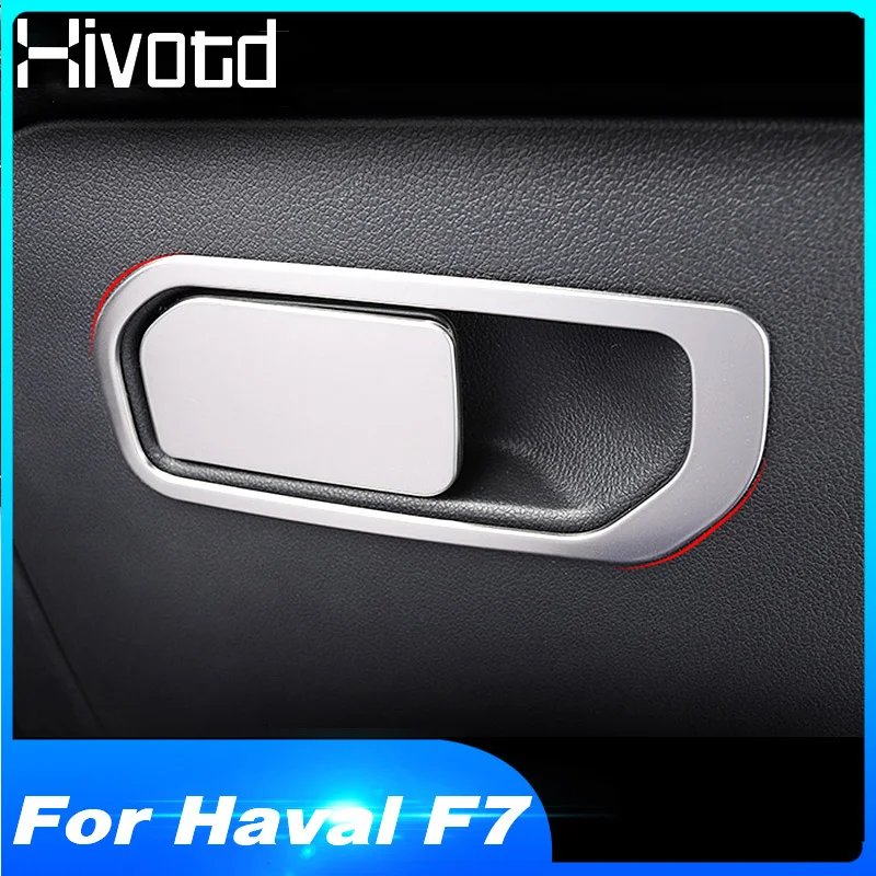 Hivotd для Haval F7 хавал ф7, автомобильные стильные перчатки, коробка, ручка, пряжка, декоративная крышка, наклейка, отделка, АБС ХРОМ, интерьер, авто аксессуары ，автотовары аксессуары для авто