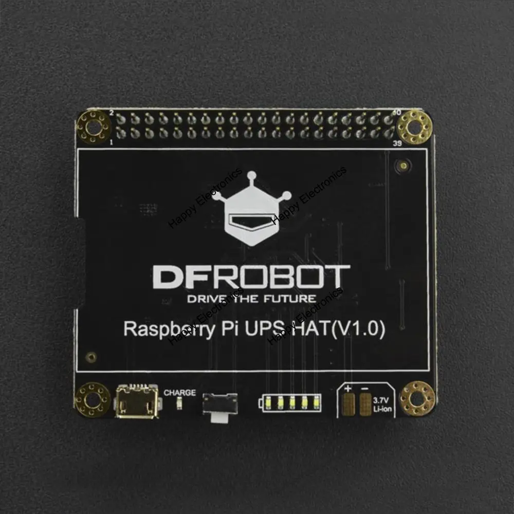 DFRobot Raspberry Pi UPS бесперебойного питание щит шляпа с MAX17043 датчик топлива 5 в 2A для Pi для фотоаппарата, планшета, ПК