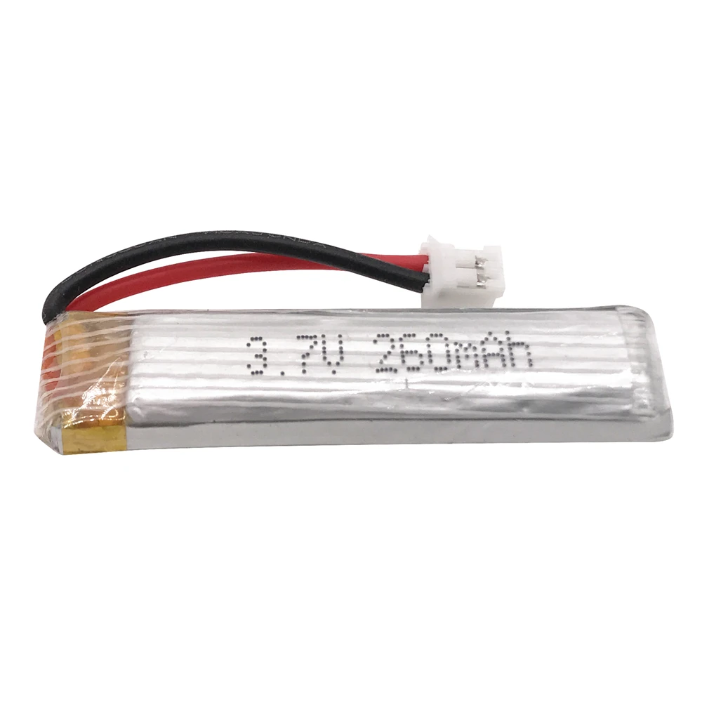 5/10 шт. 3,7 V 260 мА/ч, 45C/90C 1S Lipo Батарея Перезаряжаемые PH2.0 разъем для US65 UK65 QX65 для URUAV UR65