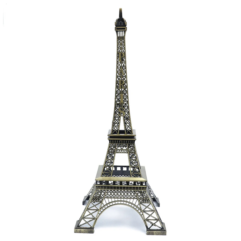 1 шт. Эйфелева статуя тауер металла Парижа модели Эйфелевой башни фигурка декоративные изделия из железа