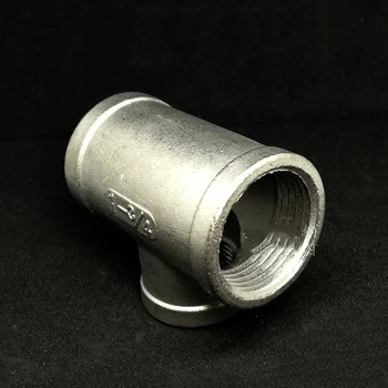 

1-1/4" BSP Female x 1/2" BSP Female x 1-1/4" BSP Female Tee 3 Way 304 Stainless Steel Pipe Fitting Connector For Water Oil Air