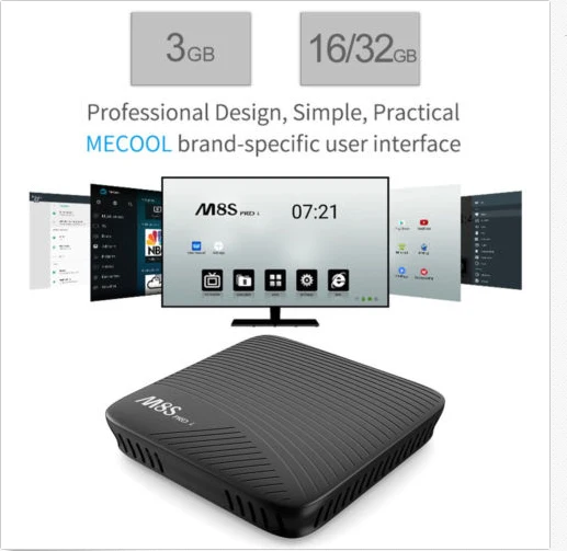 

10pcs M8S Pro L MECOOL Android 7.1 TV Box 3GB 32GB 16GB Amlogic S912 Octa Core Youtube 4K Media Player Bluetooth 4.1 dualwi