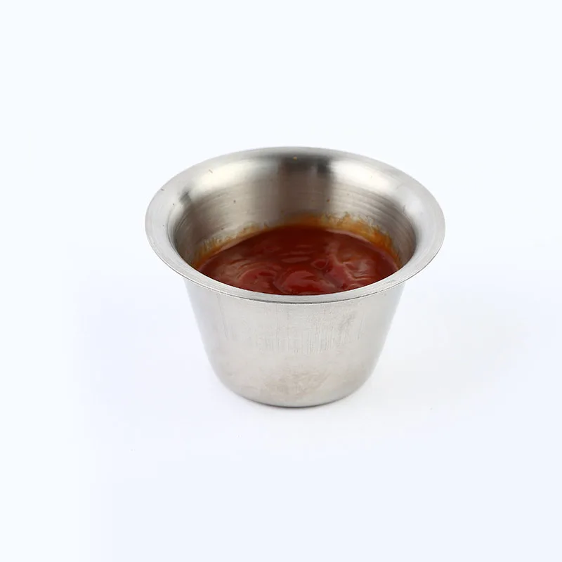 3 размера кухонные мисочки для приправ из томатной нержавеющей стали 304 соусница корзины для картофеля фри соусы мисочки для приправ кухонная утварь