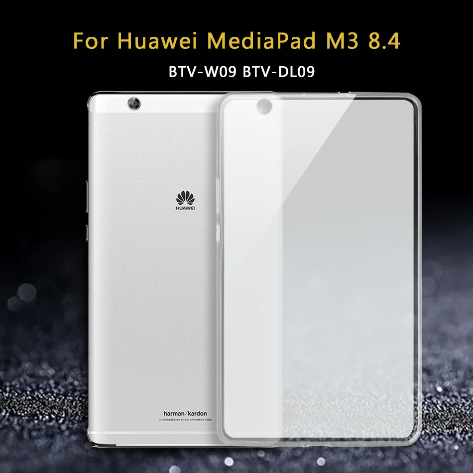 Планшетный чехол для huawei MediaPad M2 M3 M5 M6 Lite/Pro C5 X2 7,0 8,0 8,4 10,0 10,1 10,8 мягкий чехол из ТПУ с узором BTV-DL09 M2-801W GEM-701L - Цвет: M3-8.4