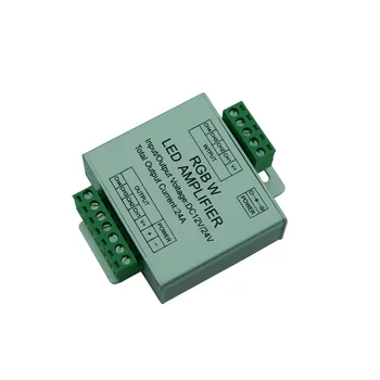 

20X aluminum shell 4 circuit RGBW LED Amplifier 12-24V input express free shipping
