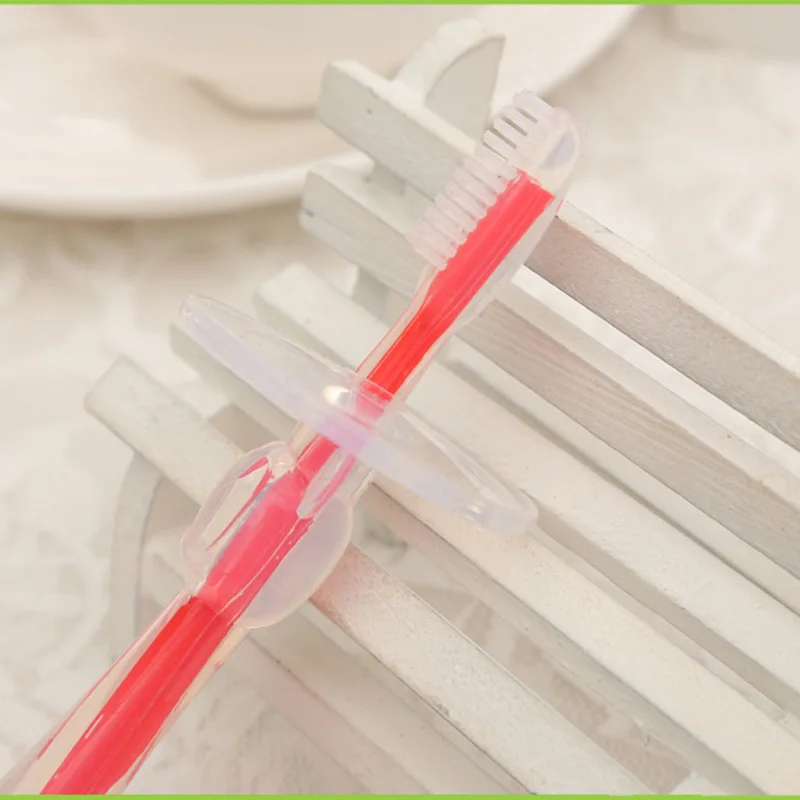 1 PC Kids Baby Teether Training Teeth Soft Toothbrush For Children Baby Food Grade Silicone Toothbrush Infant Newborn Brush Tool