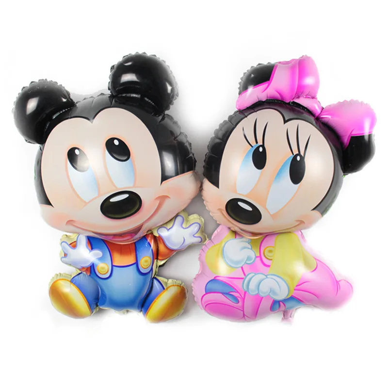 

2pcs/lot Cute Mickey Minnie Aluminium Helium Balloon Baby Shower Birthday Party Decoration Wedding Decoration Children's Toys