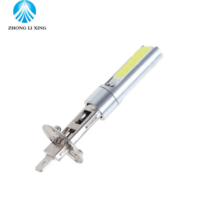 

1Pcs H1 High Power Auto Car Light 2 COB LED White Fog Driving Light Parking Light Lamp DRL Bulb Headlight Free Shipping