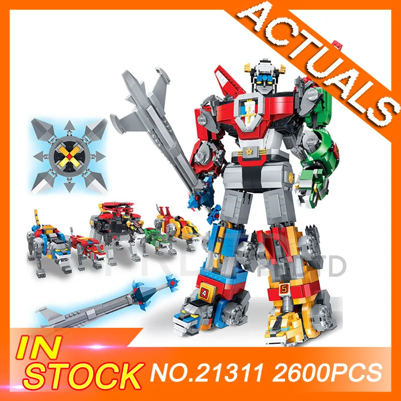 

Voltron Defender of the Universe Idea series 21311 Children Model Building Blocks Bricks Educational Toys LegoINGlys DIY Toys