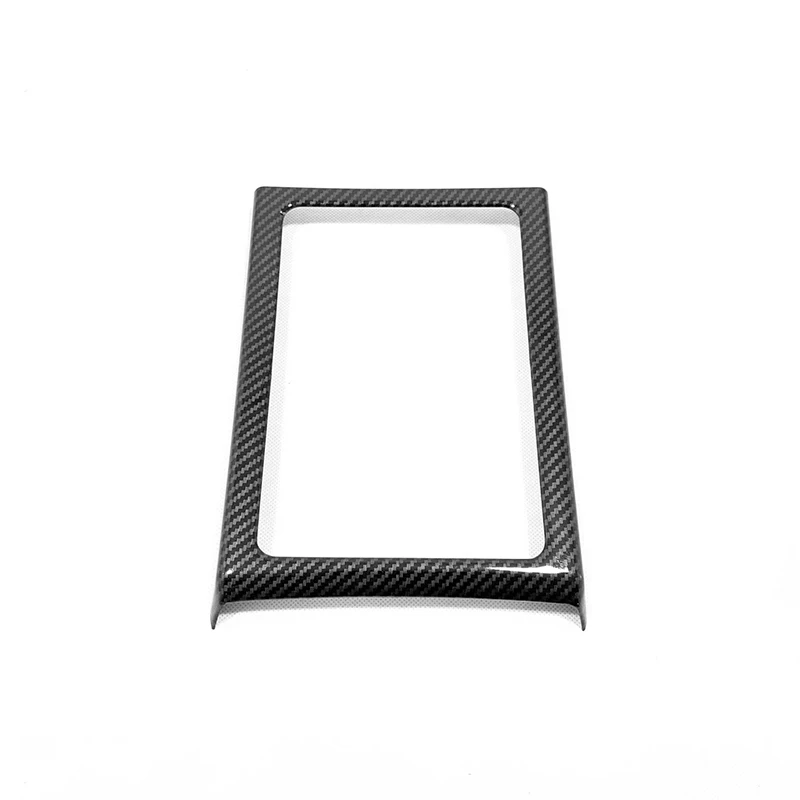 

For Audi Q3 2019 2020 Accessories ABS Matte/Carbon fibre Front Armrest Container Storage Box Holder Frame Cover Trim Car Styling