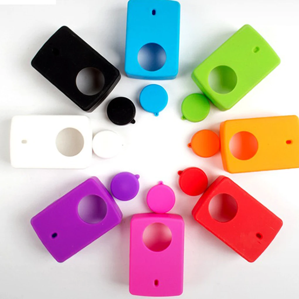 

Replacement for Xiaomi Yi Sports Camera Protective Silicone Case Cover Protector Skin Lens Cap