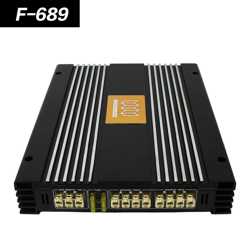 Car audio 4 channel 400W high power 12V 4 way power amplifier subwoofer