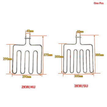 

2KW 4U / 3KW 5U Electric Sauna Stove Heating Element Sauna Stove Hot Tube 304 Stainless Steel Tubular Air Heater 220V/380V