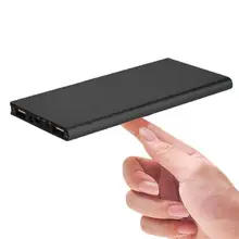 Ultra Thin 20000 mAh Power Bank Portable Charger External Battery Powerbank for Xiaomi MI iPhone 6s 7 8 Samsung Poverbank