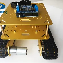 Официальный iSmaring Беспроводной Wi-Fi Управления Металла Амортизация Робот Цистерны Шасси TS100 DIY Гусеничный Гусеничный по ESPduino Comp