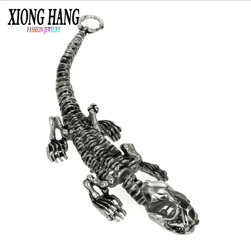

XiongHang Men's Bracelet Bangle Stainless Steel Bracelet Bracelet Dinosaur 316L Titanium Steel Jewelry Men's Vintage Jewelry