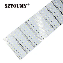 SZYOUMY 1 м 72 Светодиодные Жесткая Газа 5630 бар свет теплый белый/холодный белый/зеленый /Синий/Красный DC 12 В-Водонепроницаемый