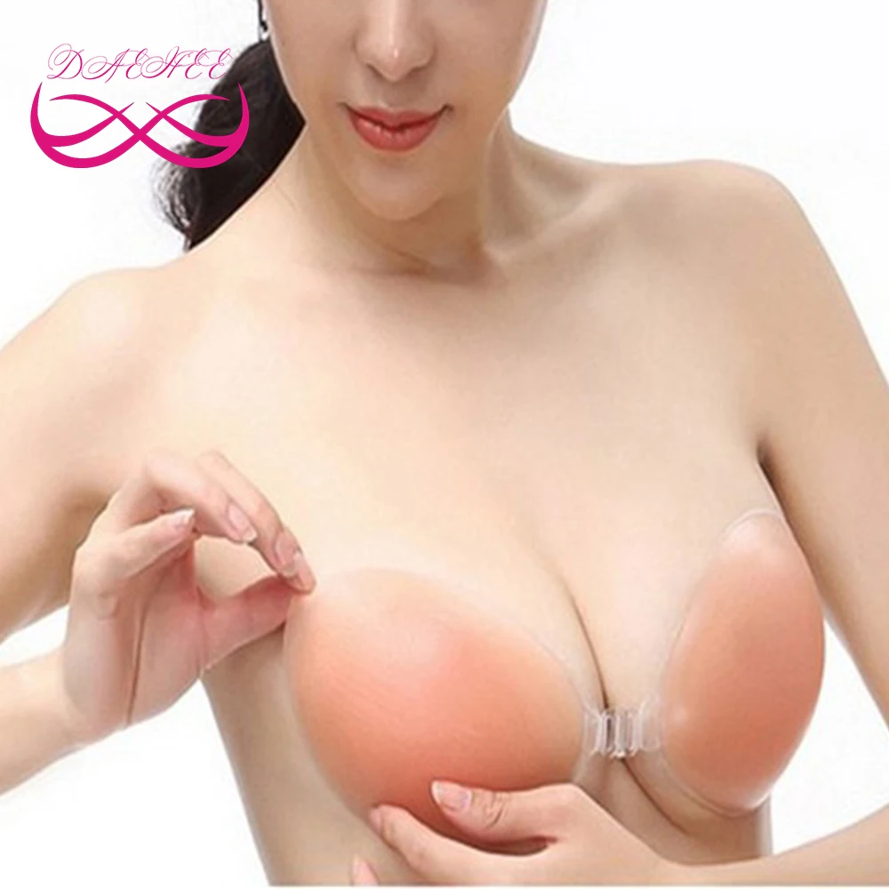 

Self-adhesive available Invisible silicone bra 126g/pair A CUP silicone bra chest wedding chest pads