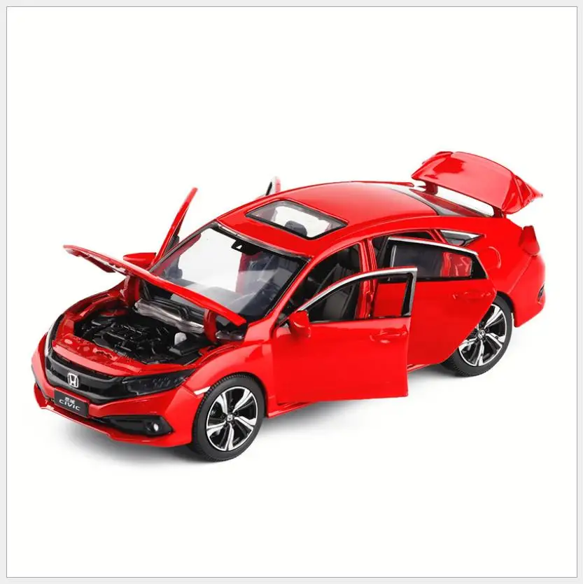 Модель автомобиля Civic 1:32 6 игрушек с имитацией звука и светильник | Игрушки хобби