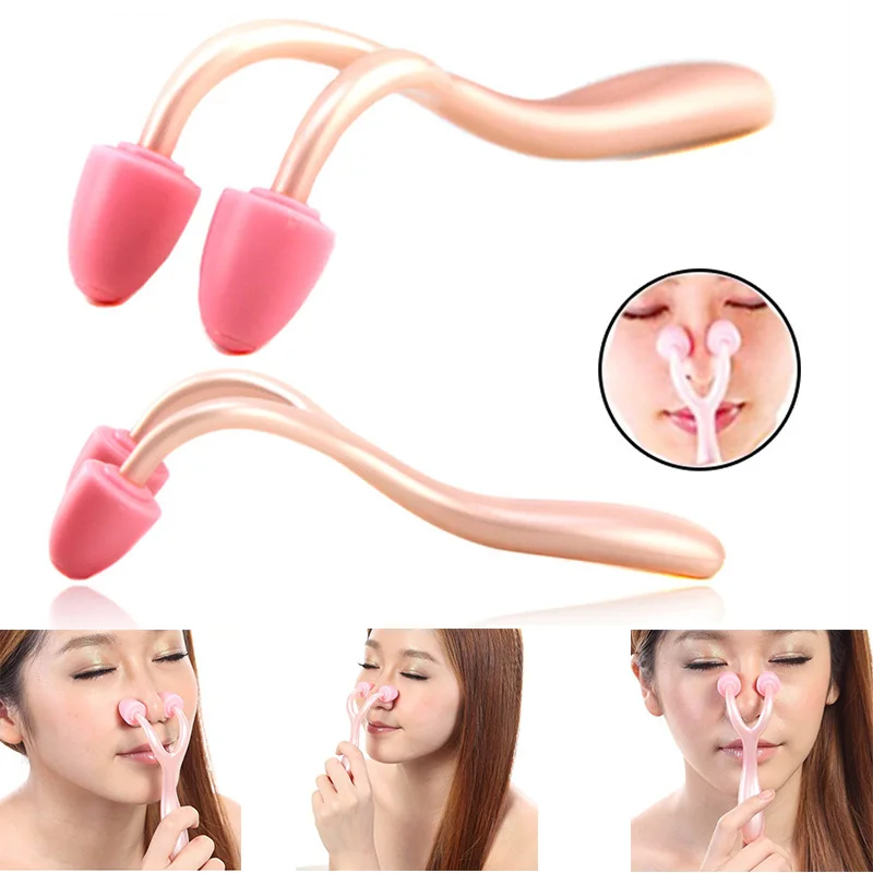 

Powerful Three-dimensional Nose Slimming Roller Massager Handheld Massage Tool Nose Up Shaping Slimming Tool Women Nose Shapers