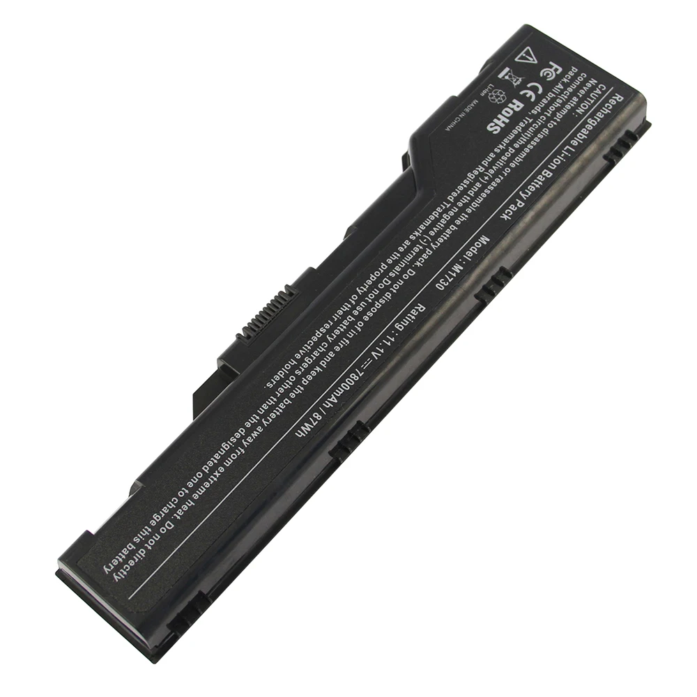  7800mAh for Dell laptop battery XPS M1730 M1730n 312-0680 HG307 WG317 XG510