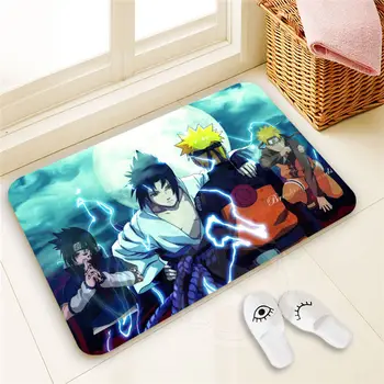 

H-P365 Custom Naruto #32 Doormat Home Decor 100% Polyester Pattern Door mat Floor Mat foot pad SQ00722-@H0365