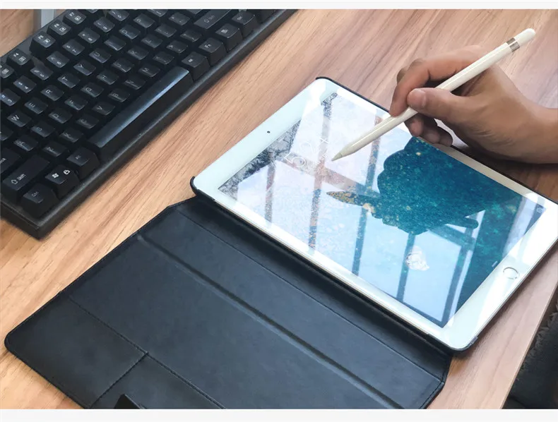 QIALINO, Бизнес Стиль, натуральная кожа, флип чехол для Apple для iPad Pro 10,5 дюймов, ультра тонкий, функция пробуждения и сна, чехол для планшета
