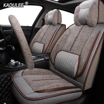 

KADULEE FLAX car seat cover For mercedes benz w124 w123 w211 w214 w204 w245 gle glc gla glk cls a b c e class car seats styling