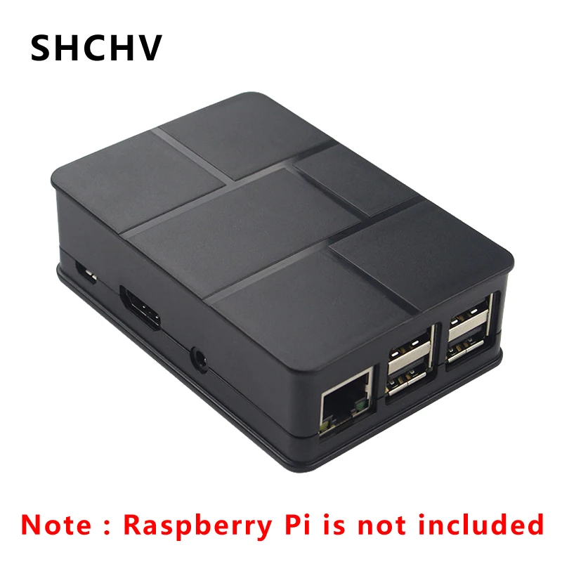 

High Quality Raspberry Pi 3 ABS Case Premium Black Box Shell Enclosure suitable for Raspberry Pi 3 Model B+ 3B 2B Pi3 Case