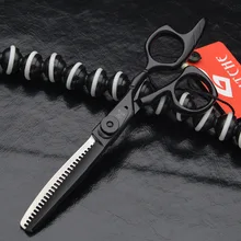 6 дюймов Горячие Профессиональные Парикмахерские ножницы истончение волос ножницы парикмахерский инструмент салонное оборудование комплект