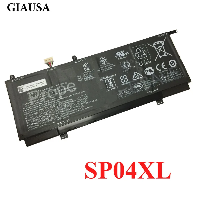 GIAUSA Подлинная SP04XL батарея для ноутбука HP SP04 HSTNN-OB1B HSTNN-DB7X 61.4Wh | Компьютеры и офис